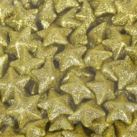 Polisztirol csillag 2cm csillámos arany