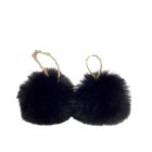 Pihe-puha szőrgombóc 6cm fekete