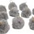 Pihe-puha szőrgombóc 6cm szürke 10db/csomag