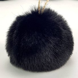 Pihe-puha szőrgombóc 8cm fekete Pihe-puha szőrgombóc 8cm fekete