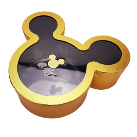 Mickey papírdoboz arany