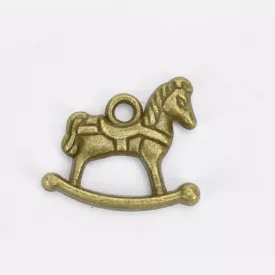 Fém medál - Hintaló 2cm x 1,7cm