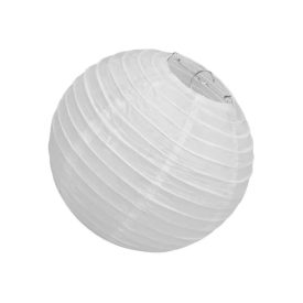 Fehér papír lampion 20cm Fehér papír lampion 20cm