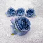 Rózsafej 4,5cm cirmos kék