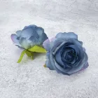 Rózsafej 4,5cm cirmos kék