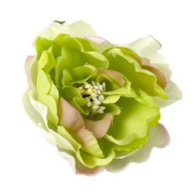 Babarózsa fej 5cm cirmos zöld Babarózsa fej 5cm cirmos zöld