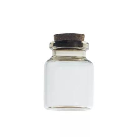 Üvegcse parafadugóval 4cm x 3cm 5db/csomag (#001)