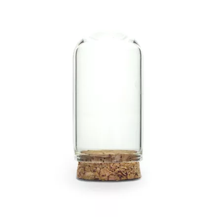 Üvegbúra parafadugóval 7cm magas 3,7cm széles (#001)