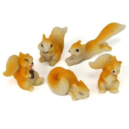 Mini mókás mókusok 5db/csomag