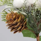 Téli havas ág tobozzal, bogyókkal 25cm