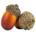 Dekorációs makk 4cm 12db/csomag