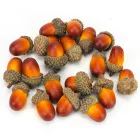 Dekorációs makk 4cm 12db/csomag