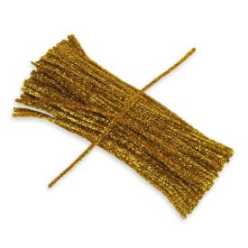 Csillámos zsenília drót - arany 100db/cs Csillámos zsenília drót - arany 100db/cs