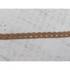 Mogyoró pamut csipke 1cm