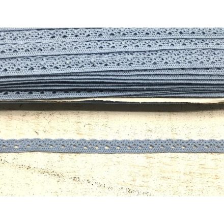 Ódonkék pamut csipke 1cm*2méter