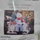 Csináld magad - Hóember szánkón LED világítással