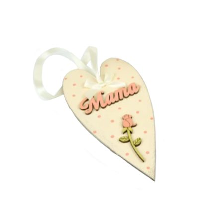 Csináld magad - Anyák napi szív "Mama"