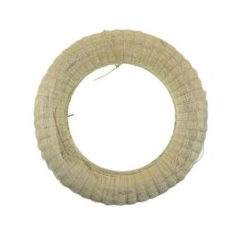 Koszorú alap széna 25cm krém, sisallal bevont Koszorú alap széna 25cm krém, sisallal bevont