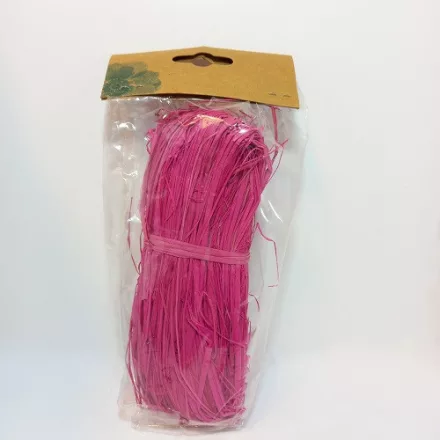 Raffia rózsaszín 50 gramm