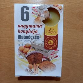 Teamécses / illatmécses "Nagymama konyhája" 6 db/cs.   Teamécses / illatmécses "Nagymama konyhája" 6 db/cs.