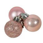 Műanyag gömb rózsaszín 3cm 14db-os