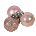 Műanyag gömb rózsaszín 3cm 14db-os