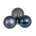 Műanyag gömb éjkék 3cm 14db-os