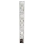 Műanyag gömb transparens-irizáló 6cm 10db-os