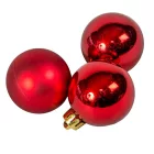 Műanyag gömb piros 4cm 16db-os