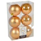 Műanyag gömb tejkaramell 8cm 6db-os