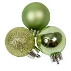 Műanyag gömb zöld tea 3cm 14db-os