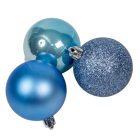 Műanyag gömb ég kék 6cm 10db-os