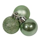 Műanyag gömb matcha zöld 3cm 14db-os