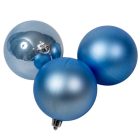 Műanyag gömb égkék 8cm 6db-os
