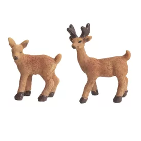 Szarvas barna polyresin M5,5-6,5 2db-os csomag