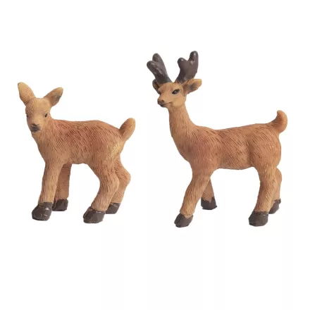 Szarvas barna polyresin M5,5-6,5 2db-os csomag