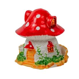 Gomba házikó polyresin 4cm