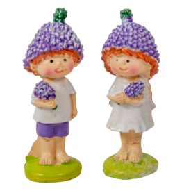 Levendula gyerek polyresin 6cm 2db-os csomag