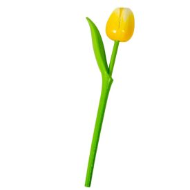 Tulipán szálas fa sárga M18,5cm Tulipán szálas fa sárga M18,5cm
