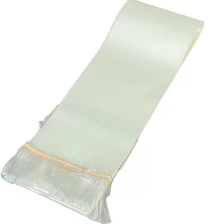 Koszorú szalag 10x220cm ekrü-fehér 2db/csom (db ár)