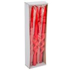 Matt rövid alfa csavart gyertya piros 235x12mm 8db/csom (db ár)