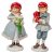 Gyerek figura piros sapival poly M15cm