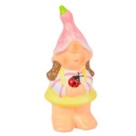 Lány virágsapiban kerámia 13cm Lány virágsapiban kerámia 13cm