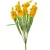 Apró virágos  csokor 7 virágos sárga 40cm