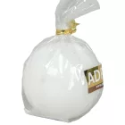 Lakkozott gömb gyertya 56mm fehér