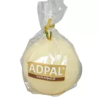 Lakkozott gömb gyertya 56mm ecru