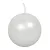 Metál gömb gyertya 56mm fehér