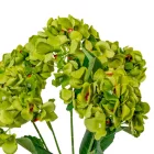 Hortenzia csokor 5 virágos zöld 47cm