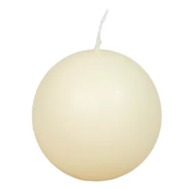 Matt gömb gyertya 80mm ecru