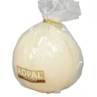 Matt gömb gyertya 80mm ecru